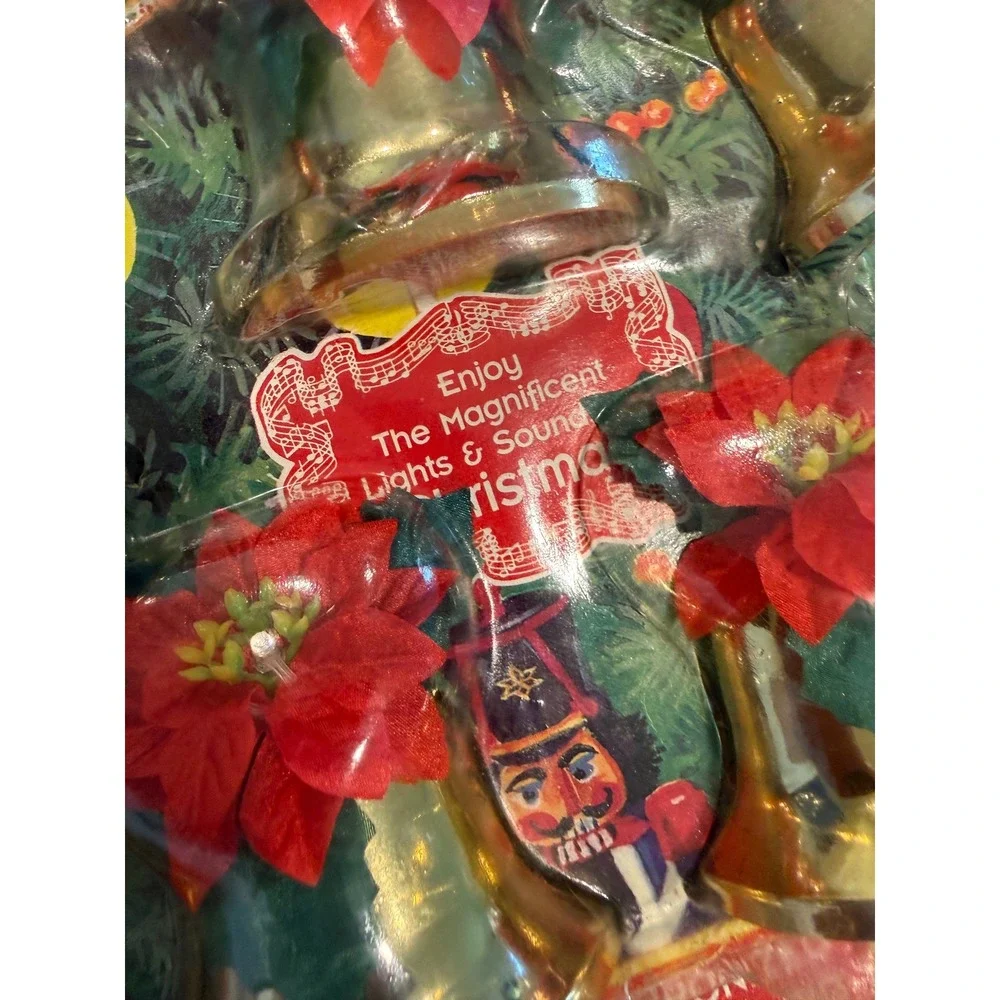 Vintage Midwestern Home Products Musical Christmas Bells 21 Carols Light & Sound